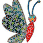 Coffret création Kit mosaïque  'LIBELLULE VITRAIL'