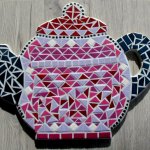 DIY Coffret création mosaïque Dessous de plats 'Théière'