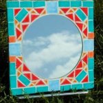  Diy Kit mosaïque enfant, Petit miroir turquoise