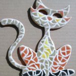 Diy Mosaïque prédécoupée 'Chat Clown' Kit enfant