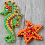DIY Kit ludique mosaïque enfant maternelle ' Hippipip et Starletta '