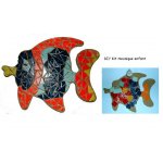 DIY Coffret création KIT mosaïque enfant 'Poisson butterfly'