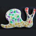 DIY  Kit mosaïque enfant  'Couic' L'escargot'