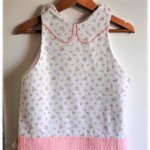 Gigoteuse d'été pour bébé de 6-9 mois en coton petit bouquet de rose classique
