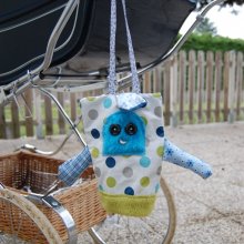 Manchon gant pour enfant tête de monstre