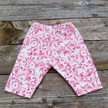 Legging poupée en jersey motif fleurs