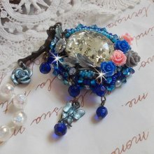 Broche Angéline baroque très ancienne reloockée
