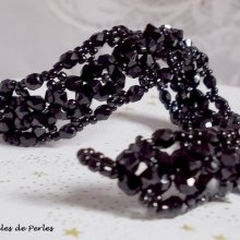 Bracelet cristal 'Nuit Etoilée', toupies en fête
