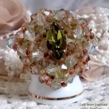 Bague cristal 'Véronèse' transparente et lumineuse