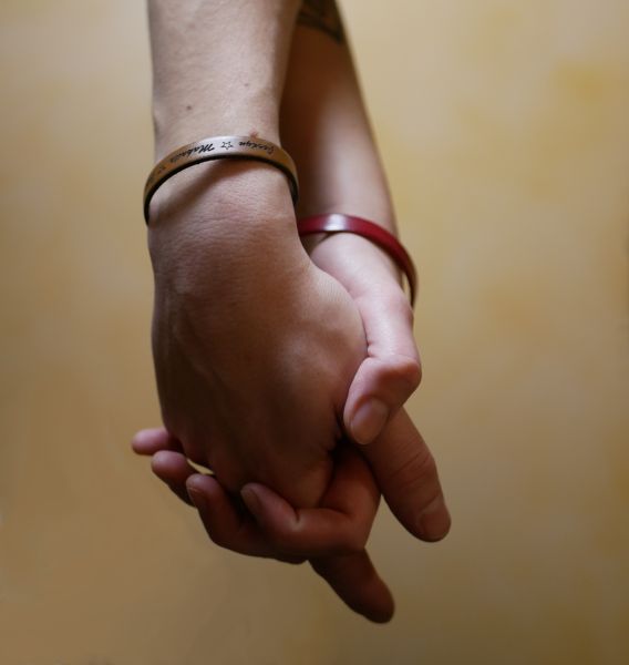 Bracelets personnalisés mixtes couple