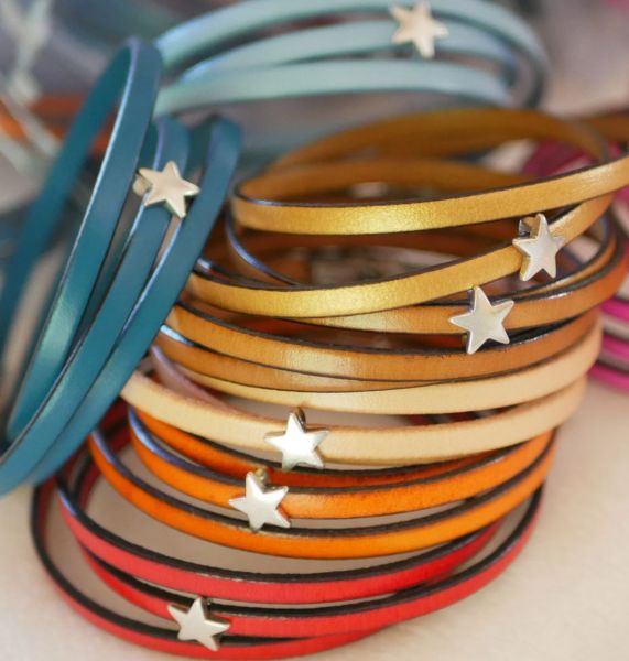 bracelet cuir évenementiel