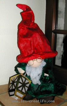 Lutin en papier mâché