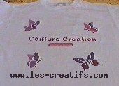 peinture tissu tee-shirt