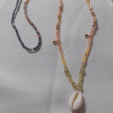Collier coucher de soleil sur l'océan