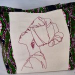 Sac cabas motif Africaine