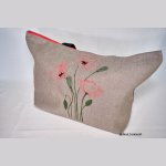 Sac cabas motif coquelicots