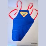 Tablier enfant brodé super chef