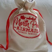 Petit pochon de Noël North pole