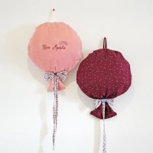 Ballon mural à personnaliser avec prénom enfant en gaze de coton