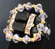 Bague Paradise noir et or