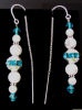 Boucles d'oreilles Balanec Blue zircon