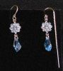 Boucles d'oreilles Fleurs Swarovski