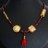 Collier Murano rouge & or