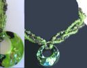 Collier Olivia au donut en verre