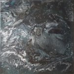 Peinture abstraite - Mer noire